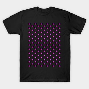 Small Tesla Tower with Lightning Arcs Pattern T-Shirt